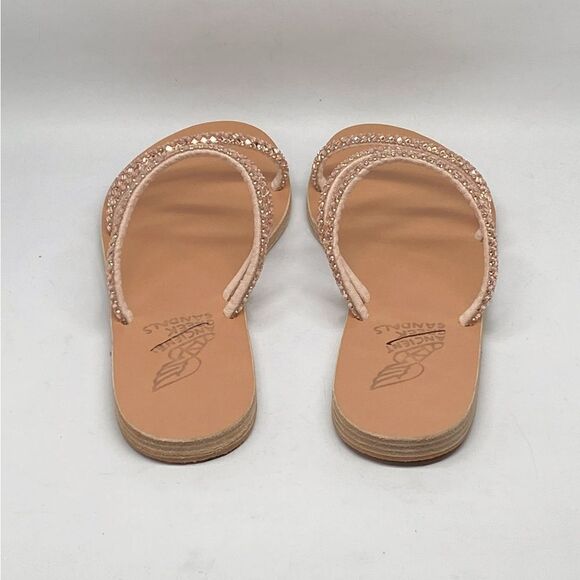 Ancient Greek Sandals Crystal Embellished Strappy Sandals size 37 - Picture 9 of 13